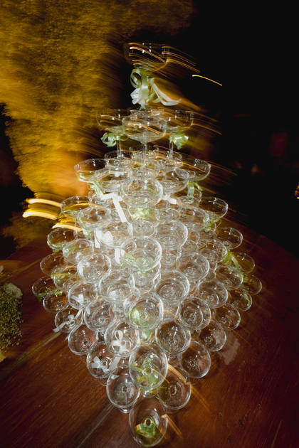 Bar and Photo-op — Reception decor — Casa Waters